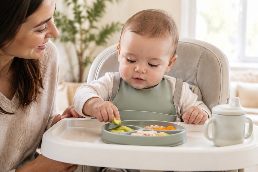 Starting Solid Foods Around 6 Months: Readiness, First Foods and Safety