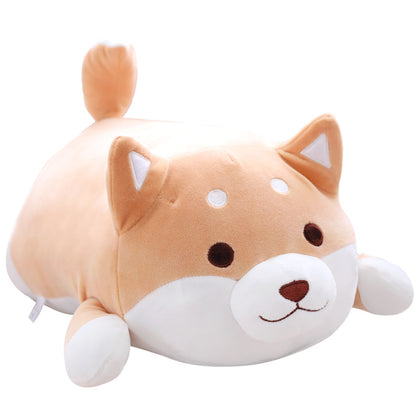 دمية شيبا قطيفة محشوة