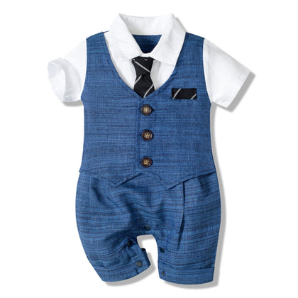 رومبر طفل بأكمام قصيرة من قطن 95%