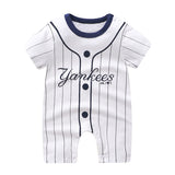 Short-Sleeve Cotton Baby Romper