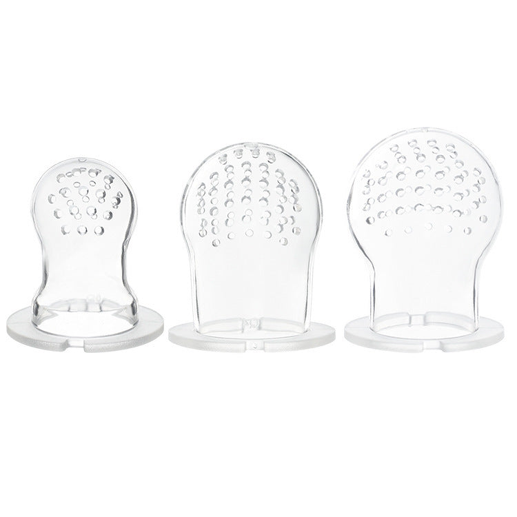مغذي طعام طفل سيليكون بقطع قابلة للتبديل