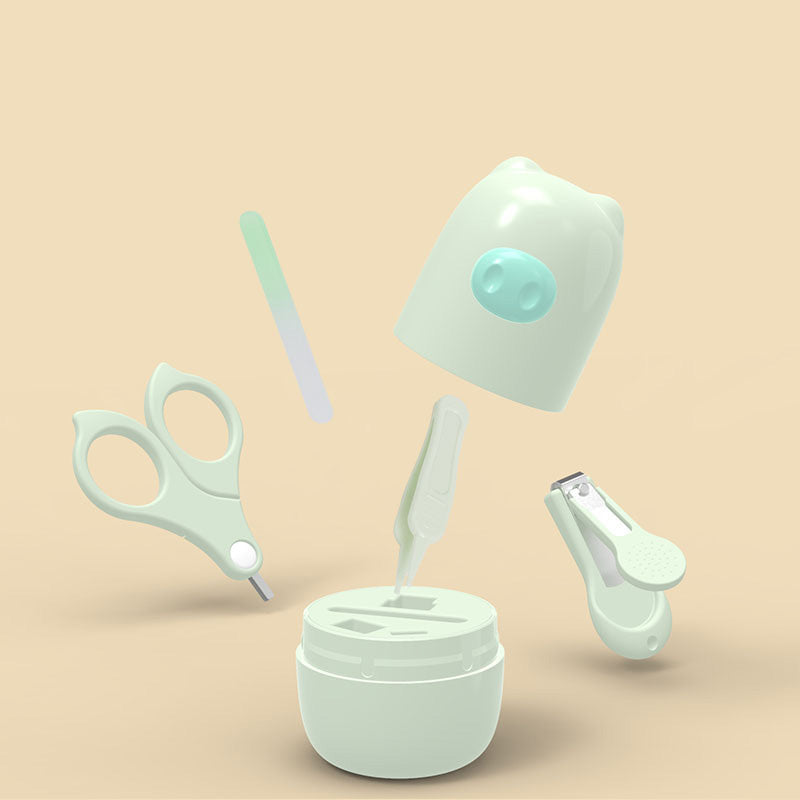 طقم قصّ أظافر طفل بتصاميم حيوانات