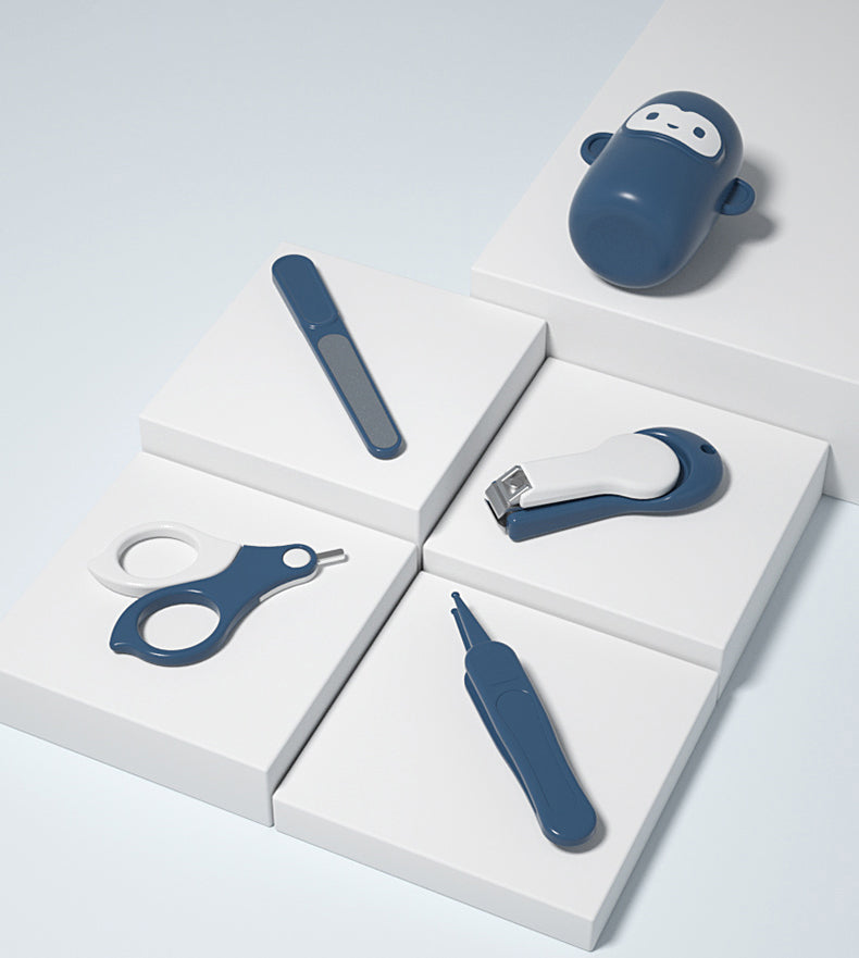 طقم قصّ أظافر طفل بتصاميم حيوانات