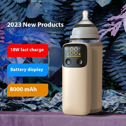 غلاف تدفئة رضاعة بشحن سريع 8000mAh