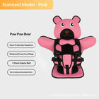 Pink lying bear